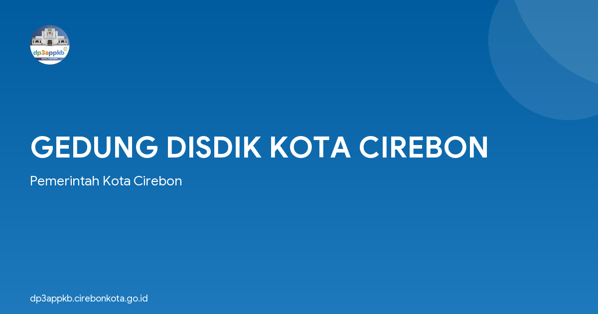 GEDUNG DISDIK KOTA CIREBON