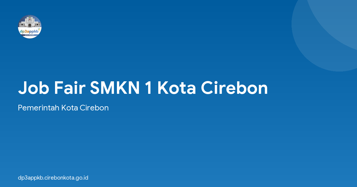 Job Fair SMKN 1 Kota Cirebon