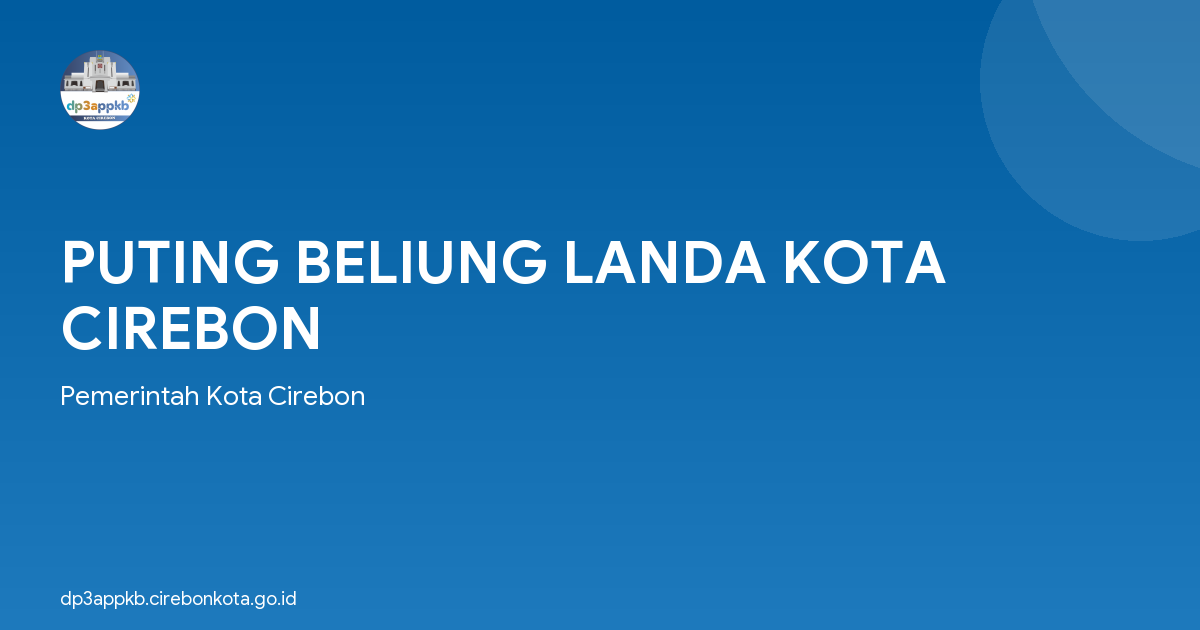 PUTING BELIUNG LANDA KOTA CIREBON