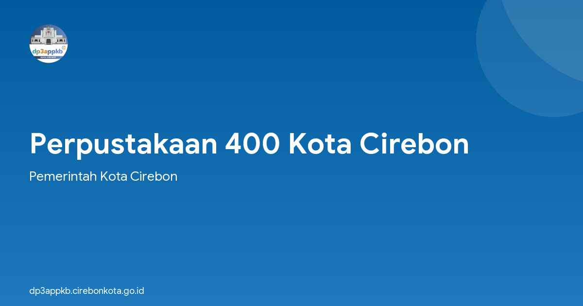 Perpustakaan 400 Kota Cirebon