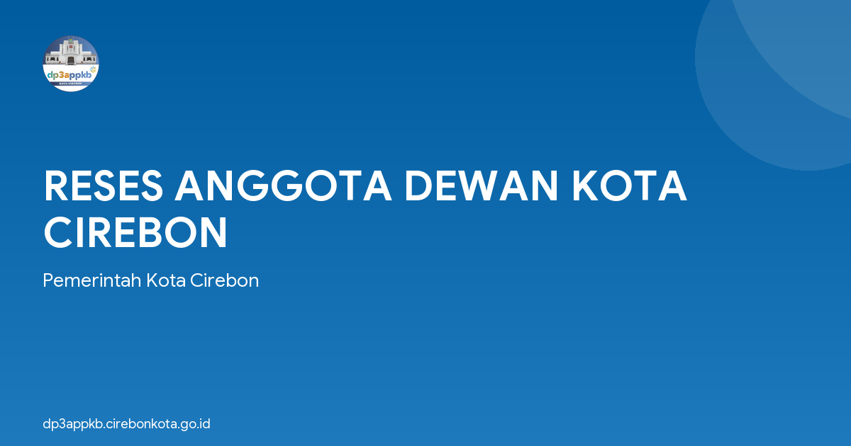 RESES ANGGOTA DEWAN KOTA CIREBON